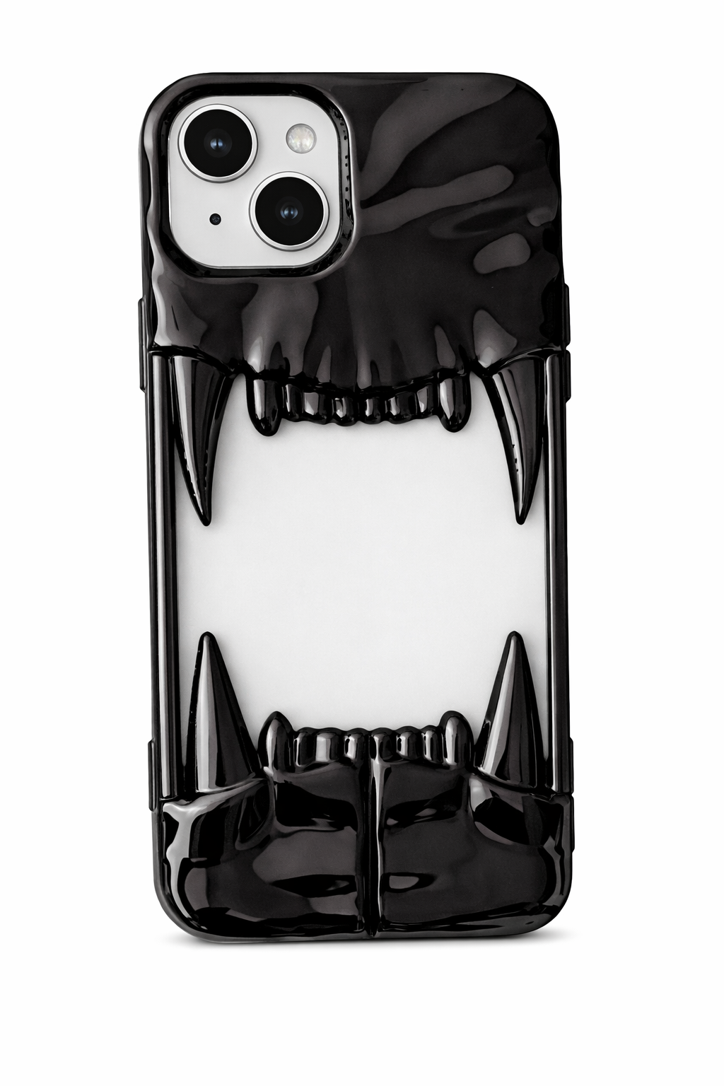 Husa iPhone Tiger Teeth Milk White