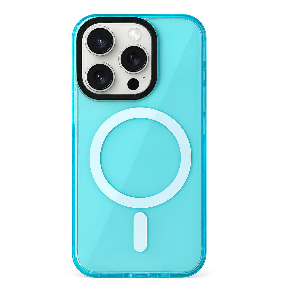 Panthercase iPhone Transparent Neon Bumper Blue Panthercase, Panther cases Iphone, iphone 17 , Iphone 15, Iphone 17 Pro MAX, Bumper case, cases, husa huse telefon, phone case, phone cases , iphone cases