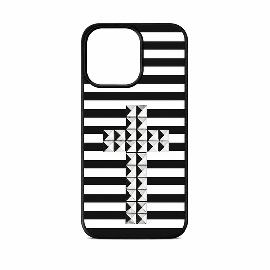 Husa iPhone Y2K Cross B&W