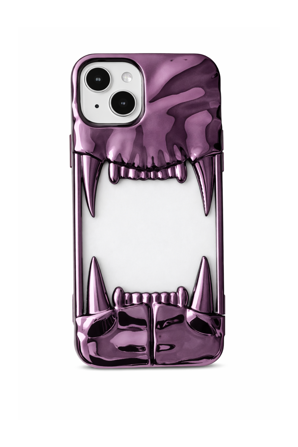 Husa iPhone Tiger Teeth Milk White