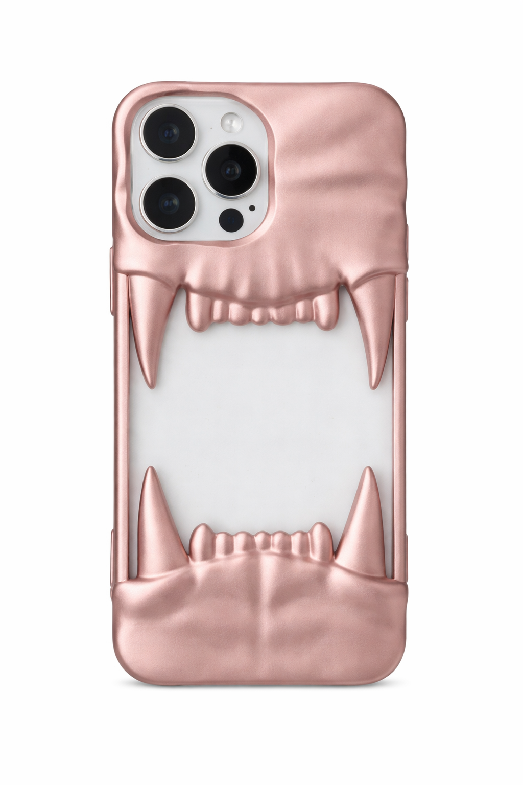 Husa iPhone Tiger Teeth Milk White
