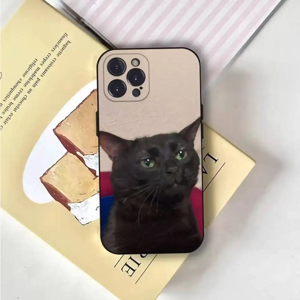 Husa iPhone Cat in Bee hat