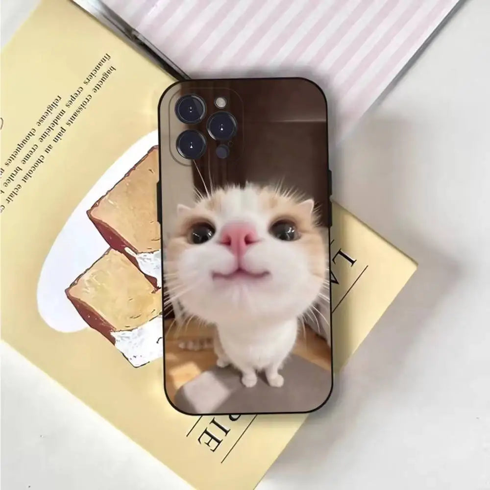 Husa iPhone Cat in Bee hat