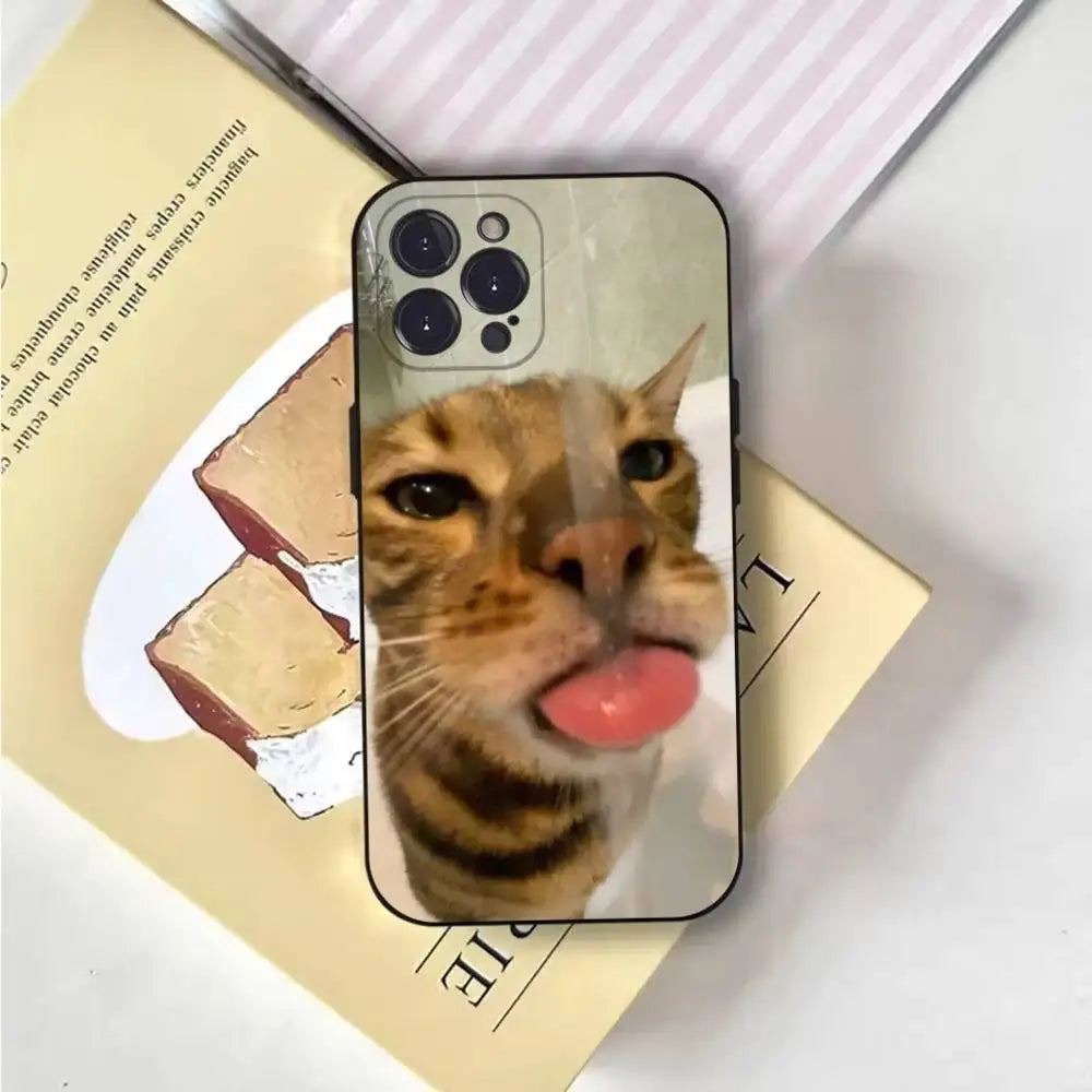 Husa iPhone Cat in Bee hat