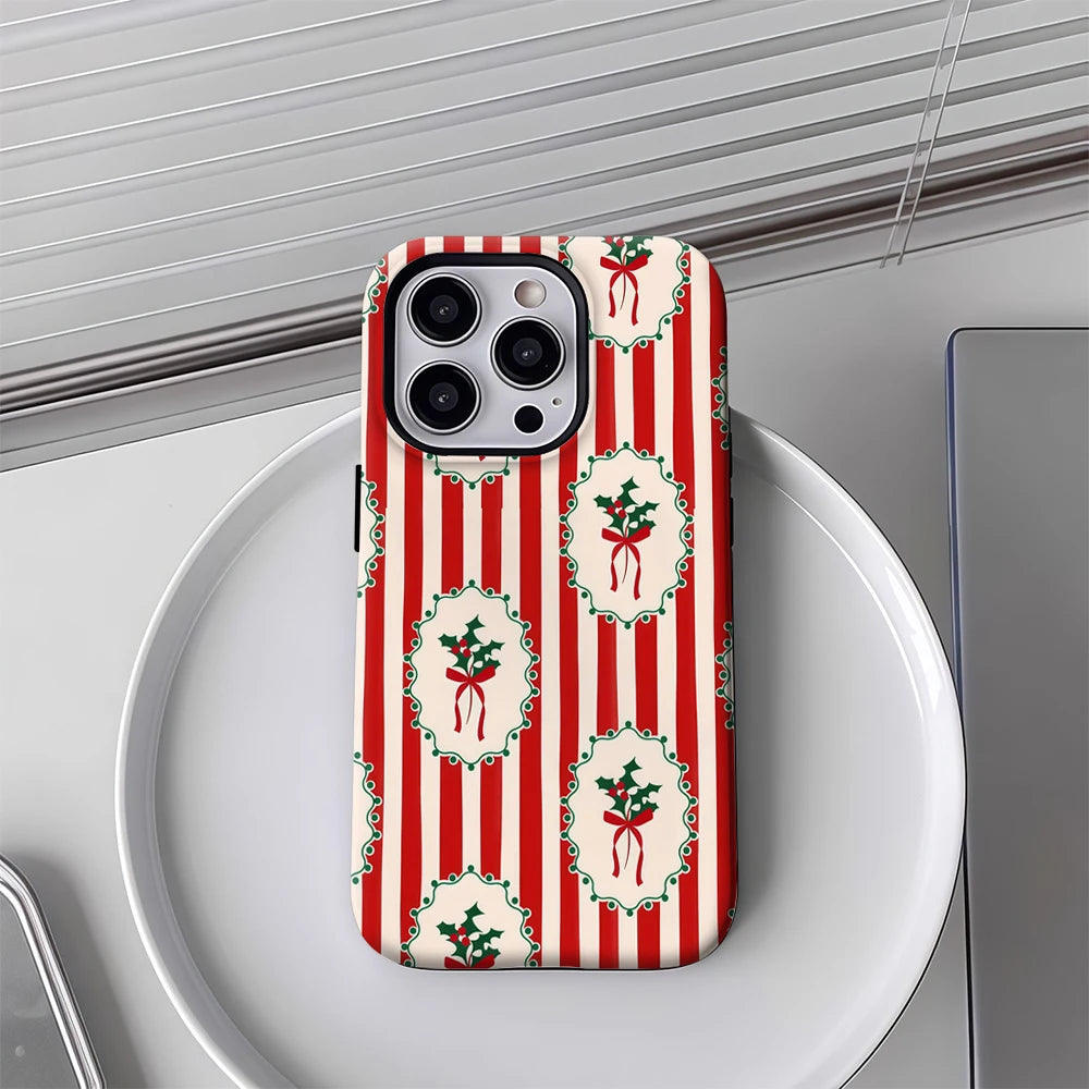 iPhone Christmas Festive dual-layer case