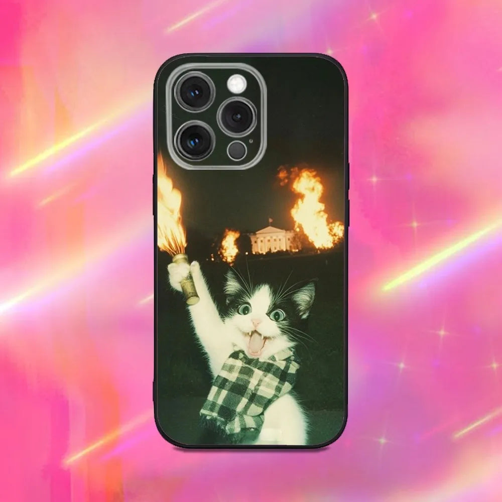 Husa iPhone Cat Memes PAWS